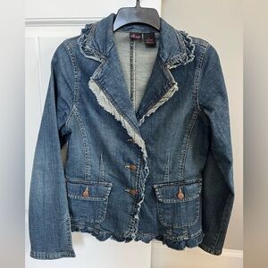 Denim blazer